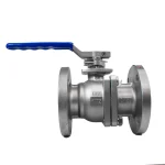 شیر توپی فلنچ دار استیل 316 کیتز سایز 2 اینچ - تصویر 4