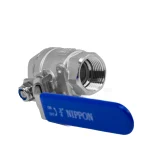 شیر گازی دوتکه نیپون استیل 316 سایز 3/4 اینچ - تصویر 5