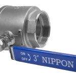 شیر گازی دوتکه نیپون استیل 316 سایز 3 اینچ - تصویر 2