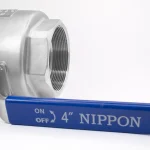 شیر گازی دوتکه نیپون استیل 316 سایز 4 اینچ - تصویر 3