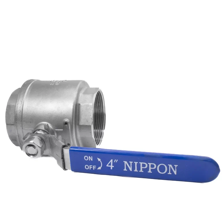 قیمت خرید شیر گازی دوتکه نیپون استیل 316 سایز 4 اینچ