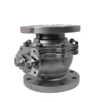 قیمت خرید شیر توپی فلنچ دار استیل 316 کیتز سایز 4 اینچ