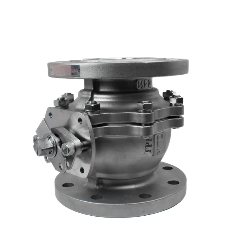 قیمت خرید شیر توپی فلنچ دار استیل 316 کیتز سایز 4 اینچ