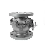 شیر توپی فلنچ دار استیل 316 کیتز سایز 4 اینچ - تصویر 2