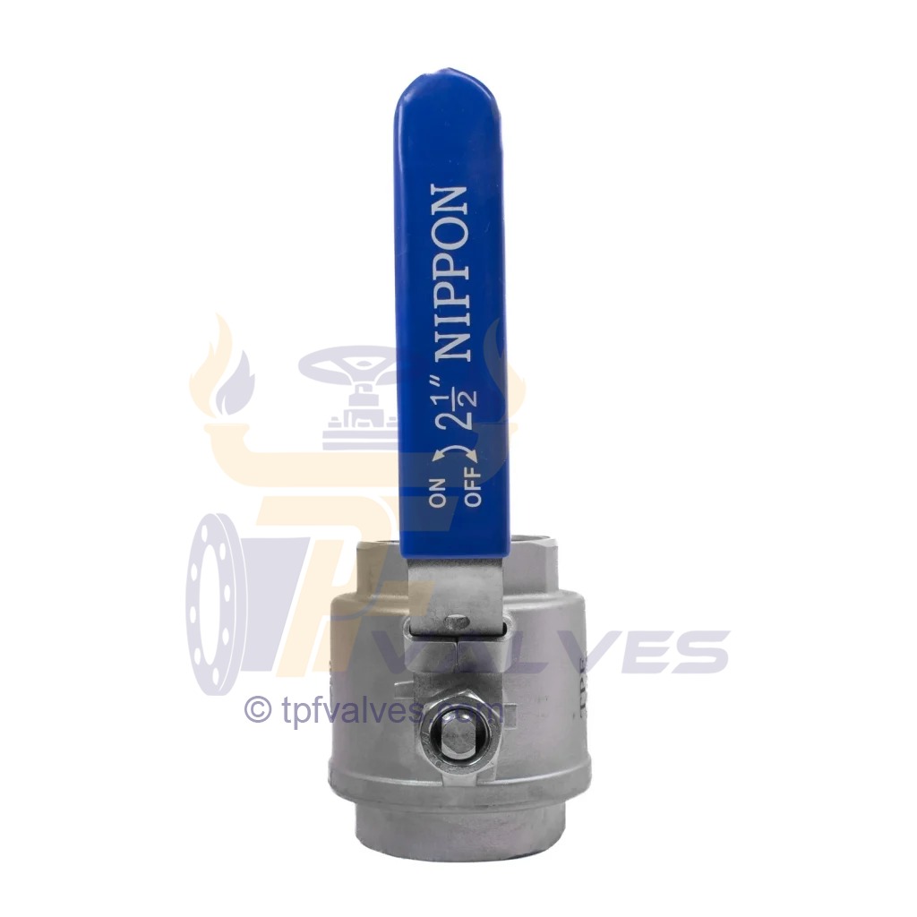 قیمت خرید شیر گازی دوتکه نیپون استیل 304 سایز 21/2 اینچ