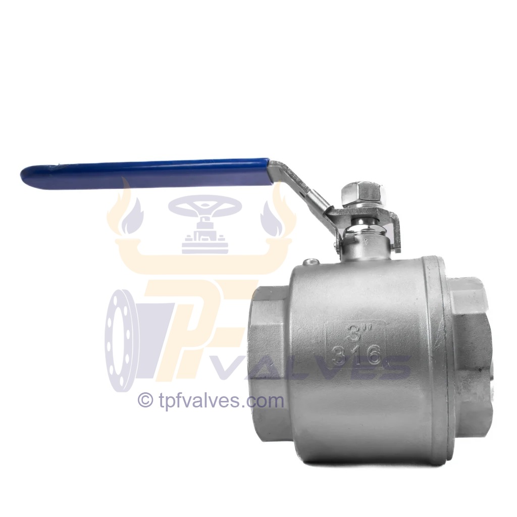 قیمت خرید شیر گازی دوتکه نیپون استیل 304 سایز 3 اینچ