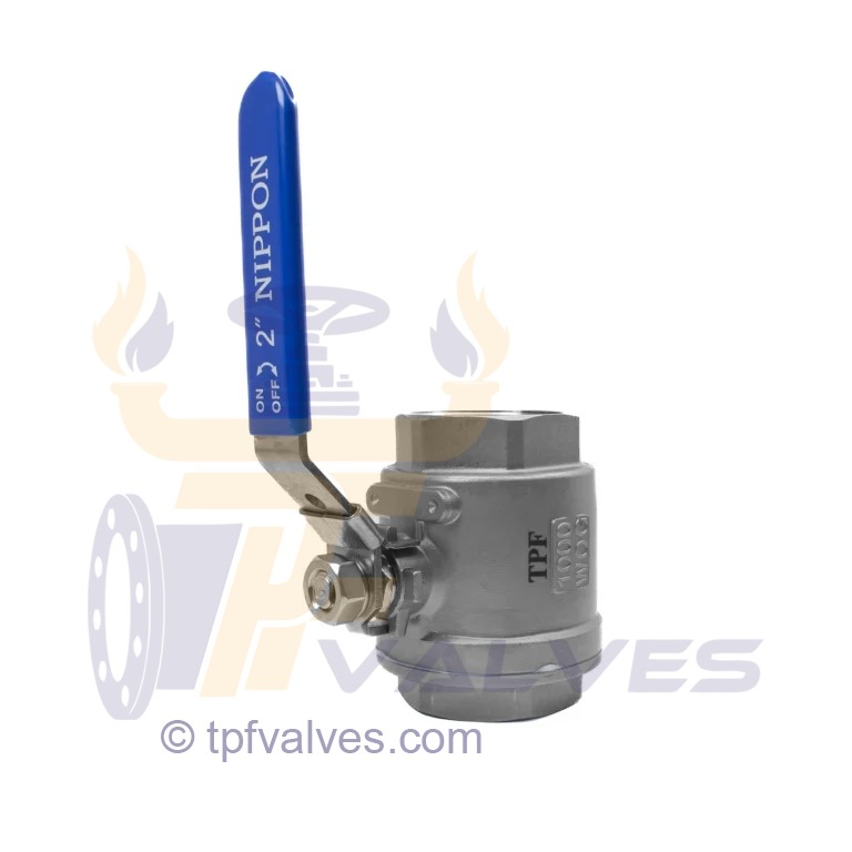 قیمت خرید شیر گازی دوتکه نیپون استیل 304 سایز 2 اینچ