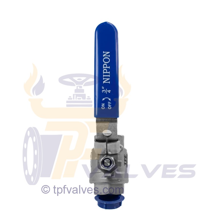 قیمت خرید شیر گازی دوتکه نیپون استیل 201 سایز 3/4 اینچ