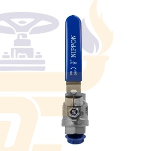 قیمت خرید شیر گازی دوتکه نیپون استیل 201 سایز 1/2 اینچ