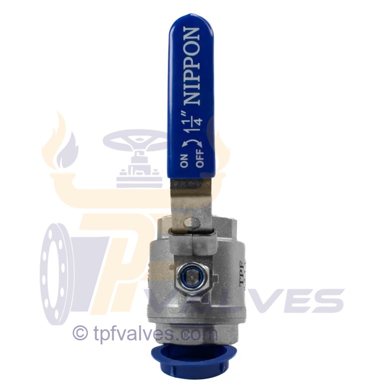 قیمت خرید شیر گازی دوتکه نیپون استیل 201 سایز 11/4 اینچ