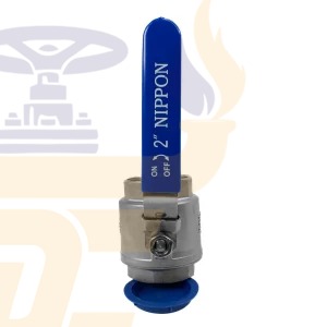 قیمت خرید شیر گازی دوتکه نیپون استیل 201 سایز 2 اینچ