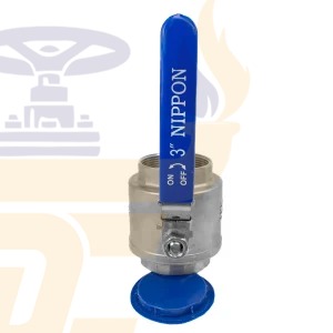 قیمت خرید شیر گازی دوتکه نیپون استیل 201 سایز 3 اینچ