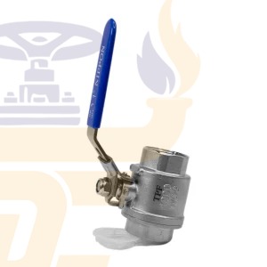 قیمت خرید شیر گازی دوتکه نیپون استیل 304 سایز 1 اینچ