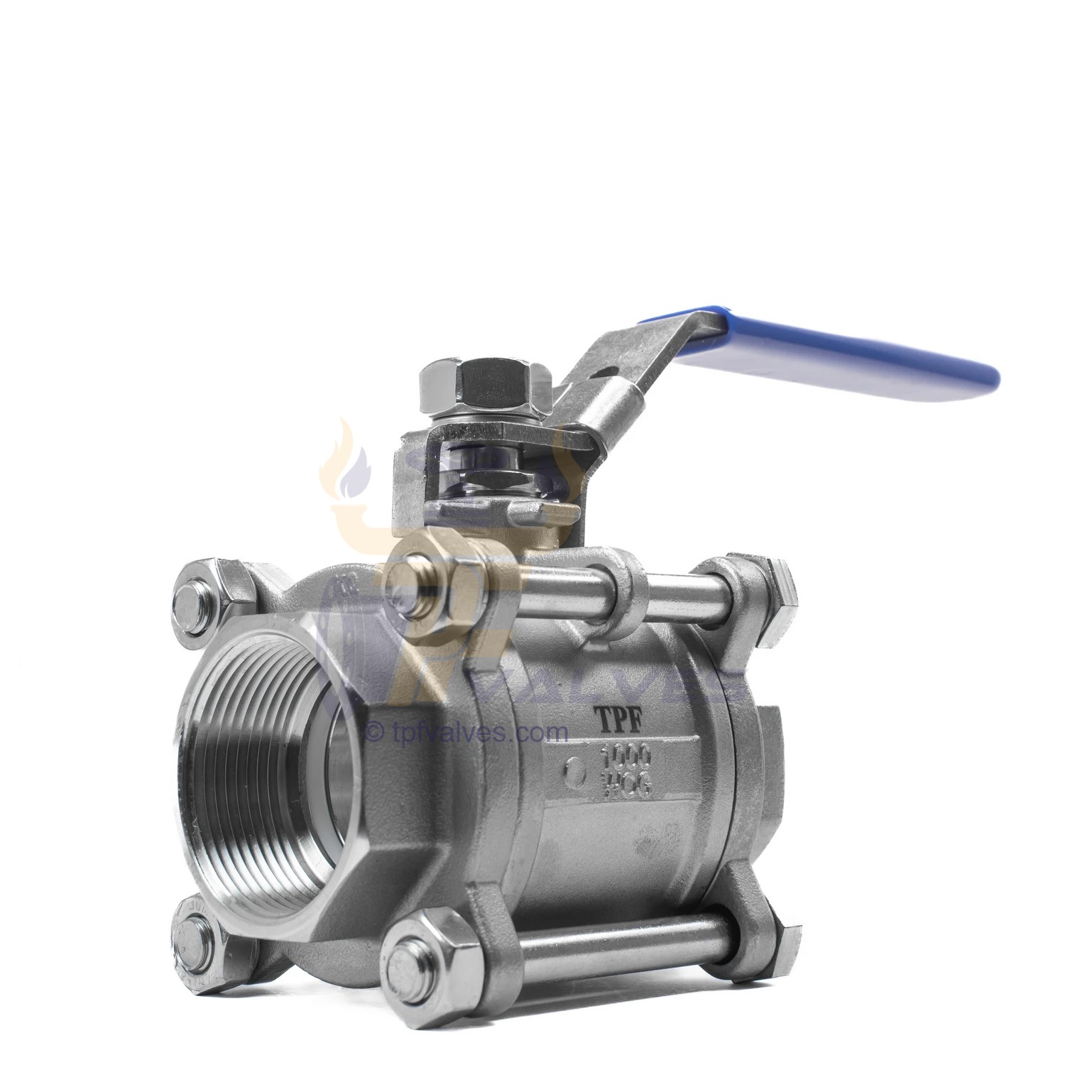 304-2inch-3-pieces (5) قیمت خرید شیر گازی سه تکه نیپون استیل 304 سایز 2 اینچ