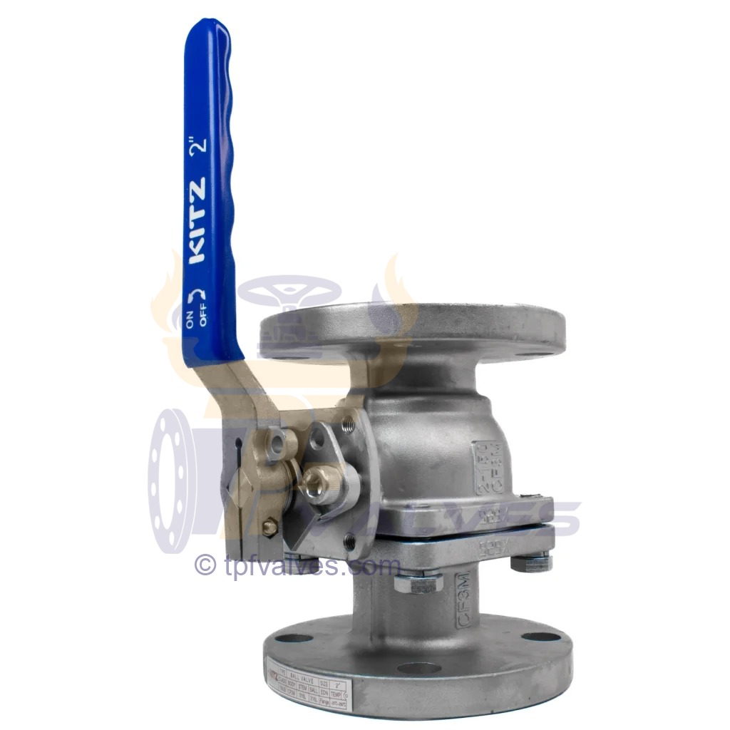 304 2inch Flanged steel ball 4