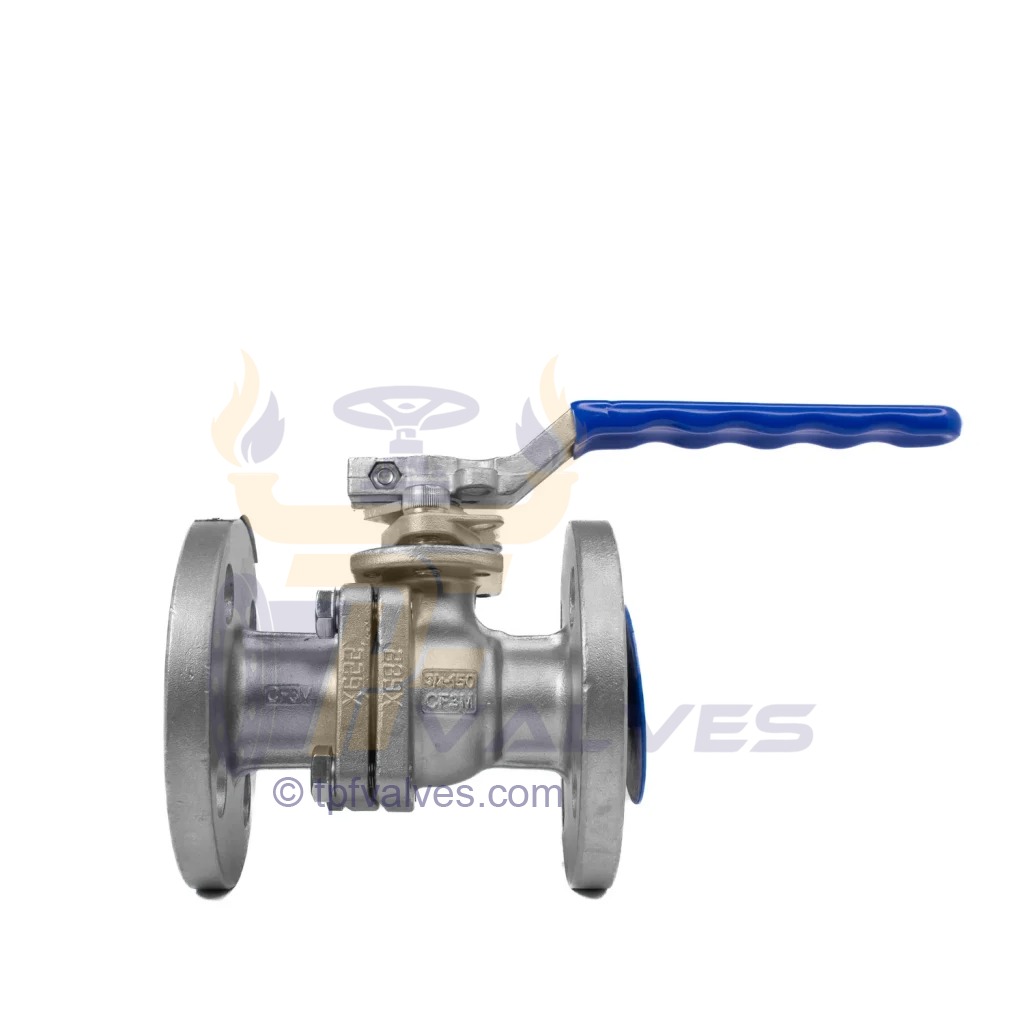 قیمت خرید شیر توپی فلنچ دار استیل 304 کیتز سایز 3/4 اینچ