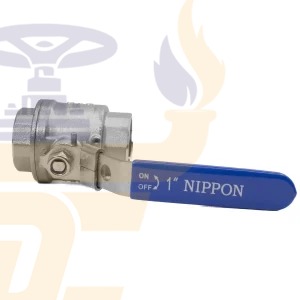 قیمت خرید شیر گازی دوتکه نیپون استیل 316 سایز 1 اینچ