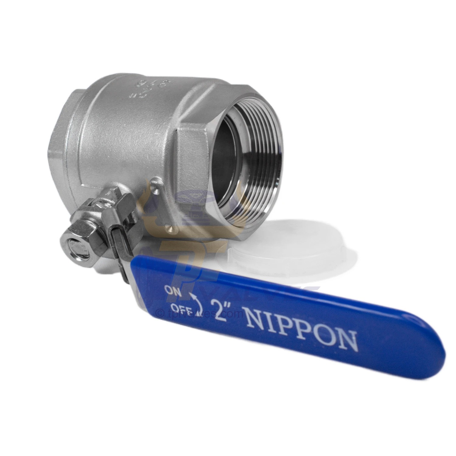 316-2inch (5) قیمت خرید شیر گازی دوتکه نیپون استیل 316 سایز 2 اینچ