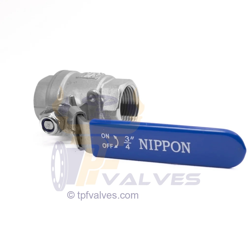 قیمت خرید شیر گازی دوتکه نیپون استیل 316 سایز 3/4 اینچ