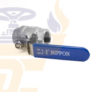 قیمت خرید شیر گازی دوتکه نیپون استیل 316 سایز 3/4 اینچ